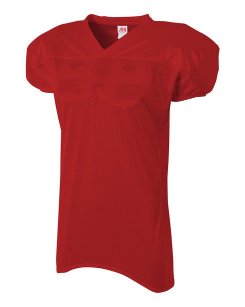 A4 Mens Nickelback Football Jersey (N4242), Color 'Scarlet'